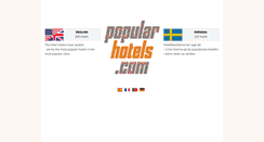 Desktop Screenshot of popularhotels.com