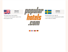Tablet Screenshot of popularhotels.com